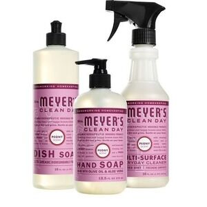 Mrs Meyers Clean Kitchen  Garden-fresh Peony Basics Set